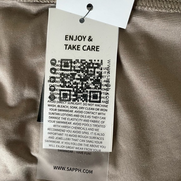 Sapph swim taupe bikini bottom - Picture 6 of 10